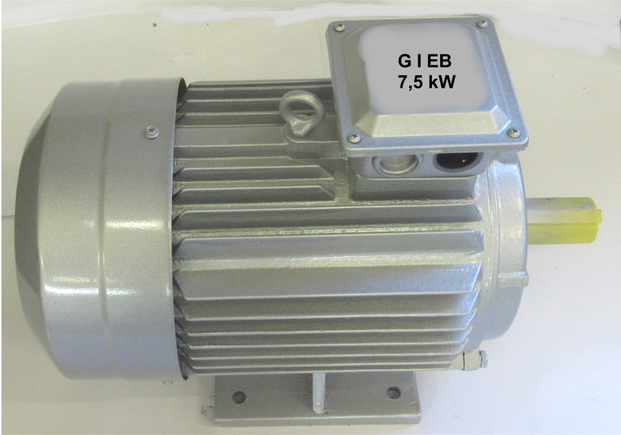 GIEB Elektromotor 7,5 kW 400/690V B3 2-polig 2930 U/min IP55 S1 Betrieb IE3